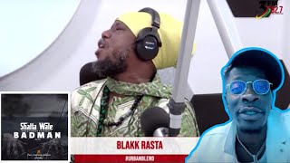 O.M.G😳See Blakk Rasta can't control himself over Shatta wale Bad Man new song