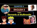 ENGLISH 5 QUARTER 4 WEEK 1   ELEMENTS OF MULTIMEDIA