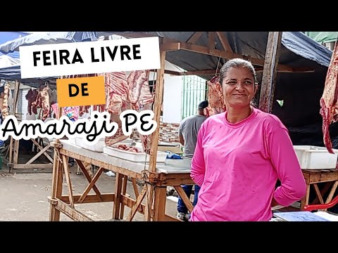 Feira livre de Amaraji-PE hoje 15/11/2025