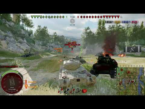 World of Tanks_PS4-T34 7 frag/4600 damage
