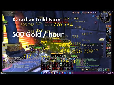 WOW Wotlk Karazhan Rogue gold farm - 500 Gold per hour