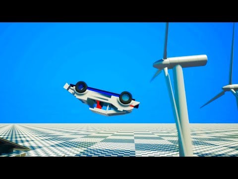 High Speed Lego Car Jumps | Brick Rigs