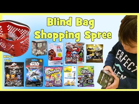 Toy BLIND BAG Shopping Spree SHOPKINS Five Nights at Freddys STAR WARS Willys Toys