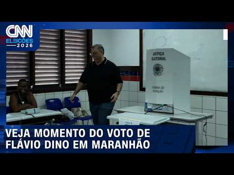 Flávio Dino, ministro do STF, vota no Maranhão no 2° turno | CNN ELEIÇÕES