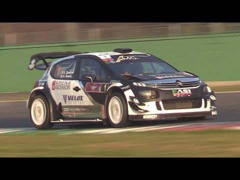 Citroen C3 WRC Plus & DS3 WRC 1.6 Pure Sounds in Action at Monza Circuit!