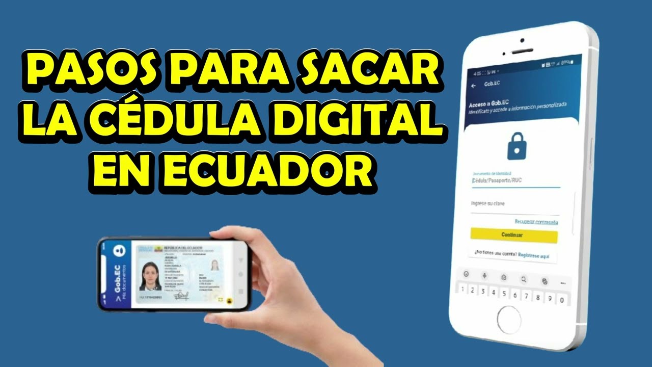 Sacar la Cédula Digital en Ecuador 2024