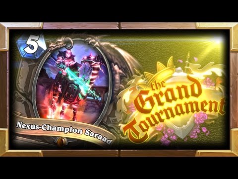 Nexus-Champion Saraad Moments ( Hearthstone Grand Tournament Expansion Announcement)