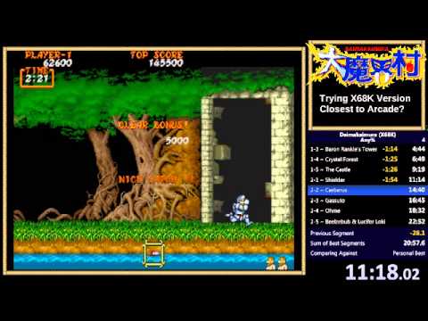 Daimakaimura (X68000) speedrun in 19:08