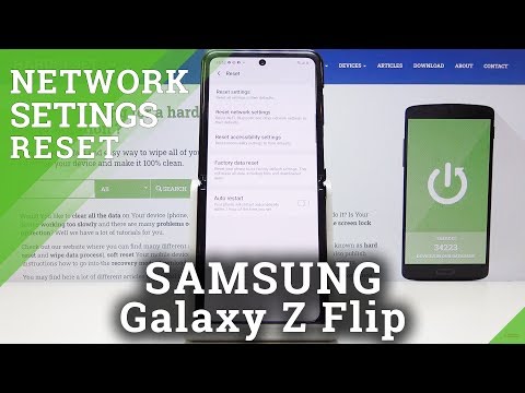 How to Reset Network Settings in SAMSUNG Galaxy Z Flip – Restore Config Default