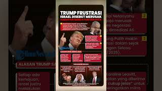 Presiden Amerika Donald Trump Frustrasi, Israel Disebut Hancurkan Harapan Gencatan Senjata di Gaza