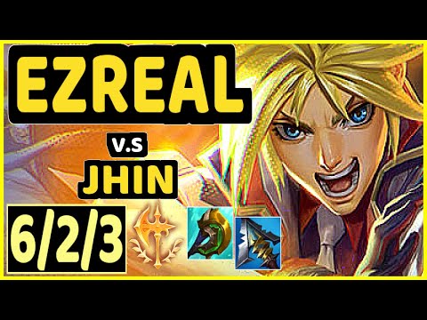 EZREAL vs JHIN - 6/2/3 KDA BOTTOM ADC GAMEPLAY - EUW Ranked DIAMOND