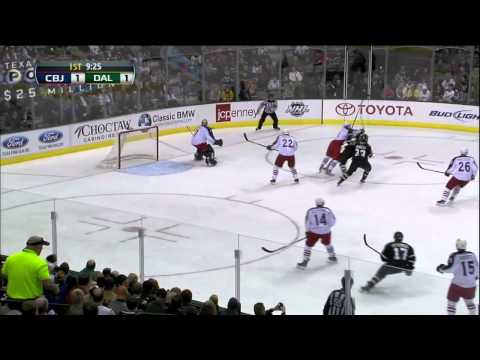 Mark Methot decks Adam Burish