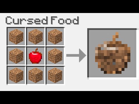 Cursed food that Minecraft deleted...