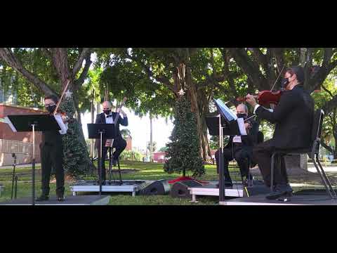 We Wish You a Merry Christmas. Diego Varela and part of the Florida Chamber Orquestra.