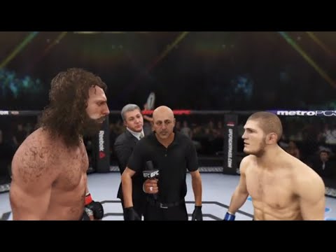 Khabib Nurmagomedov Vs The Neanderthal Full Fight EA SPORTS™ UFC® 3