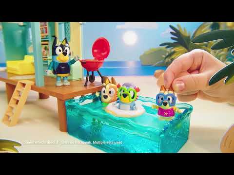 Bluey's Beach Cabin Adventure Playset: Dive into Fun with Bluey at the Seaside!