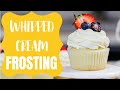 Stabilized Whipped Cream Frosting With Cream Cheese CHELSWEETS