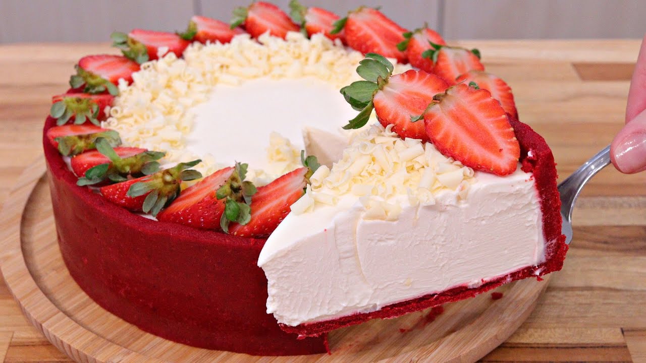 TORTA RED VELVET PARA O DIA DAS MÃES | SEM GELATINA E DELICIOSA