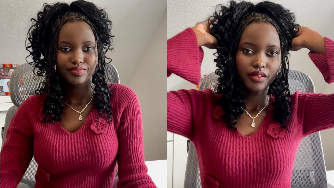 PERFECT SHORT BRAIDED WIG!! BOHO CURLS 😍😍LUVME 