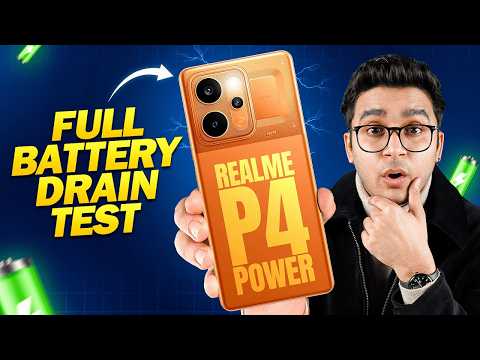 Realme P4 Power: How Long Does a 10,000 mAh Battery Last? | Full Battery Drain Test 🚀