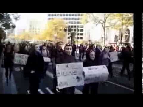 Million Mask March San Francisco 11/5/13 A Few Great Moments of the Day