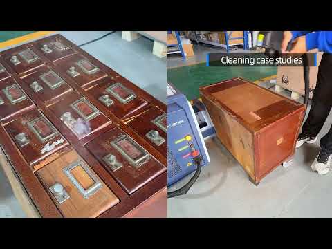 APC-300A Air-Cooled Portable Laser Cleaner - Precision Cleaning for Wood, Rust & Paint P0624 WAK