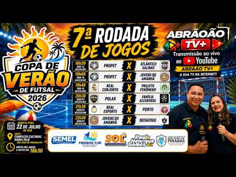 QUA, 22 JUL | COPA VERÃO DE FUTSAL 2026