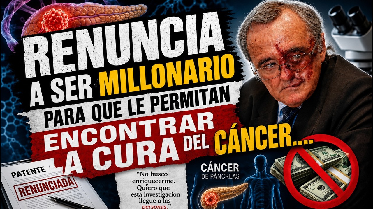 RENUNCIA a SER MILLONARIO a cambio que LE DEJEN HACER LA CURA contra EL CÁNCER