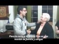Piero Barone canta "Mamma" a la Nonna Pina ...
