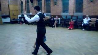 Argentine Tango Classes London by Cristian Petitto   Playing with crosses