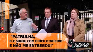 🚨 "Patrulha, ele sumiu com o meu dinheiro e não me entregou!"