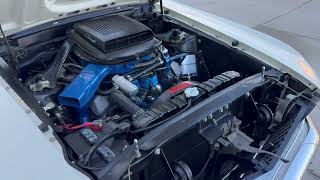 1969 Ford Mustang Fastback Mach 1 R-Code 428 CJ Engine Compartment and Start Up