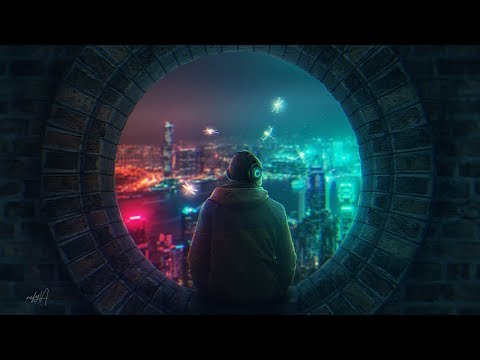 Neon Glow Effect Portrait Photoshop Tutorial