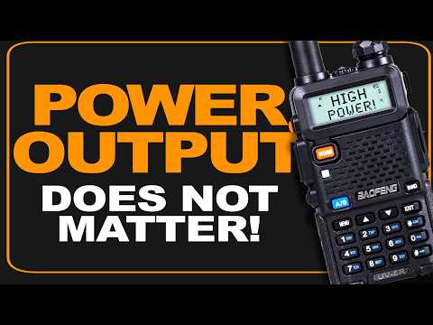 Power Does Not Matter On GMRS & Ham Radio Hand-Held Radios And I Will Prove it