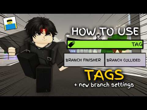 HOW TO USE TAG BLOCK AND NEW BRANCH SETTINGS IN SKILL BUILDER | Jujutsu Shenanigans Roblox