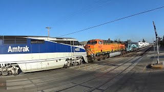 Download lagu Amtrak, BNSF and Metrolink Working Together very RARE!!! mp3