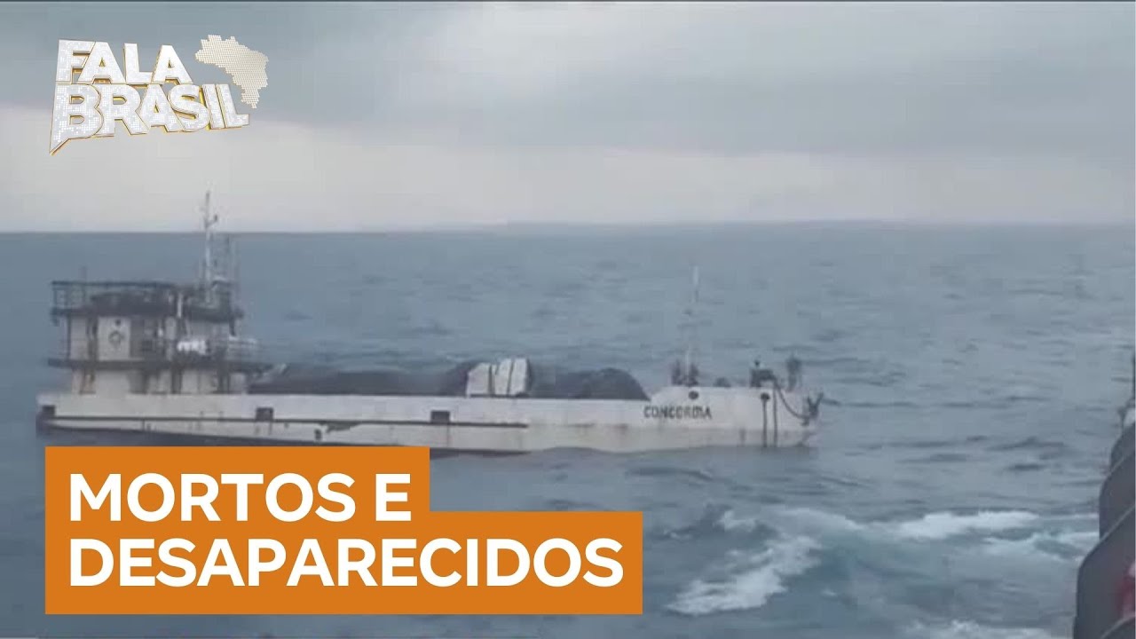 Nufrágio de navio cargueiro provoca quatro mortes em Pernambuco