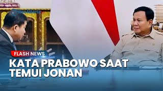 Prabowo Blak-blakan! Bocorkan soal Isi Pertemuannya dengan Ignasius Jonan, Whoosh Jadi Topik Panas?