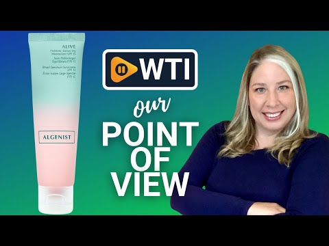 Algenist ALIVE Prebiotic Balancing Moisturizer SPF15 - Moisturizing Mineral Sunscreen for Face - WTI product video review