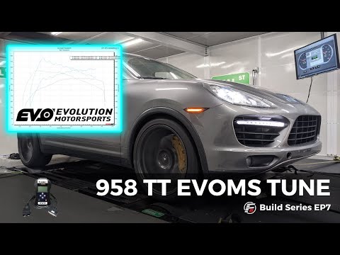 EVOMS Tune for the 958 Cayenne Turbo (Build EP 7) tested on the dyno!