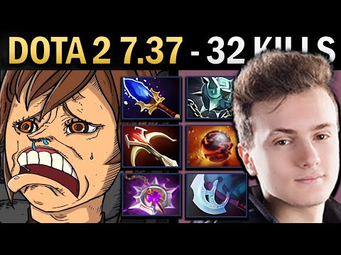 Marci Gameplay Miracle with 32 Kills and Gleipnir - Dota 7.37