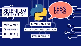 Python List for Beginners: Important List Operation