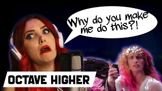 I did &#39;I Believe in a Thing Called Love&#39; but an octave higher 🤔