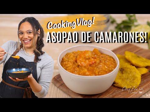 Dominican Asopao de Camarones | Cook with Me - Shrimp and Rice Soup | Chef Zee Cooks