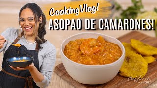 Dominican Asopao de Camarones | Cook with Me - Shrimp and Rice Soup | Chef Zee Cooks