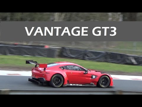 Aston Martin Vantage GT3 Sound on Track - 2020 British GT