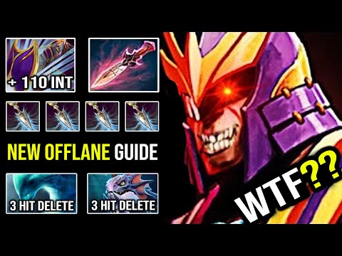 NEW CRAZY 7.28 Offlane Silencer Imba 3 Hit Deleted Morph with 110 Int Stole & 1st Item Witch Blade
