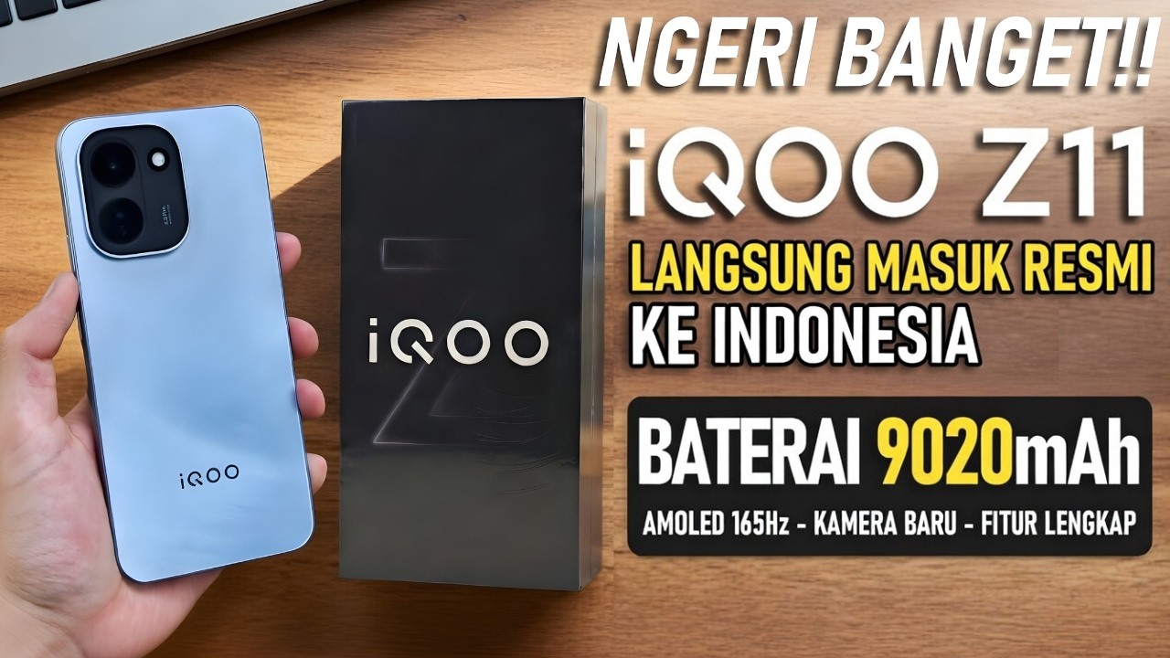 YESS AKHIRNYA MASUK RESMI‼️IQOO Z11 5G - SPEK BRUTAL HARGA RAMAH?