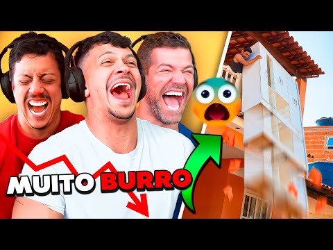 CHORANDO DE RIR COM A BURRICE DAS PESSOAS 😂 (ft. Renato Albani & Victor Sarro)