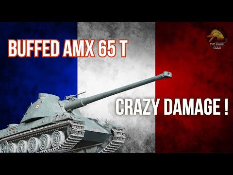 BUFFED AMX 65 T: Crazy Damage! II Wot Console - World of Tanks Console Modern Armour